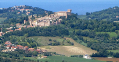 Immagine del Castello di Gradara in prossimità di Monteluro