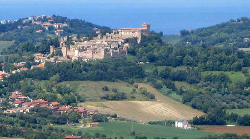 Immagine del Castello di Gradara in prossimità di Monteluro