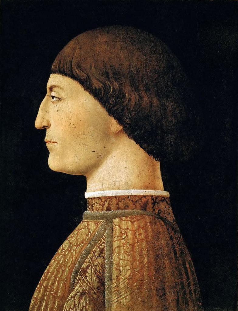 Piero della Francesca, Ritratto di Sigismondo Pandolfo Malatesta, 1451, Museo del Louvre