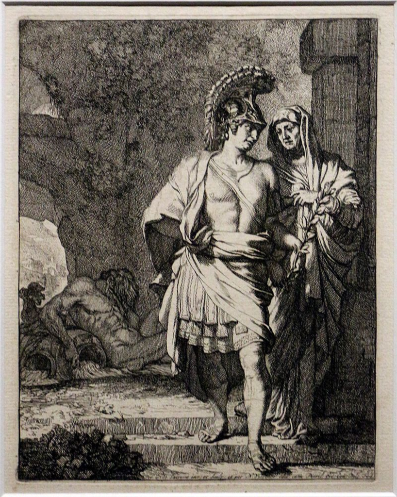 Gerard De Lairesse, Enea e la Sibilla Cumana, 1670